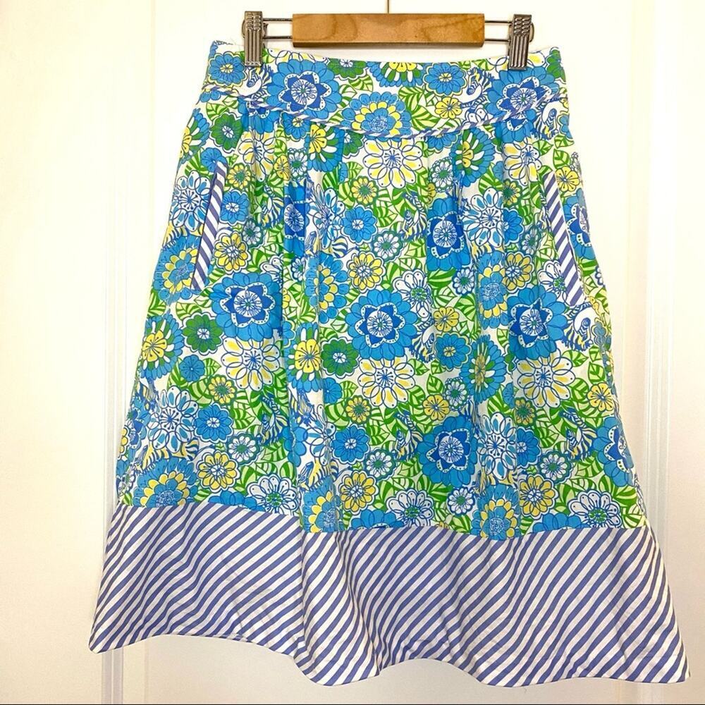 Lilly Pulitzer Zebra Mandala Classic Pocket A Line Skirt